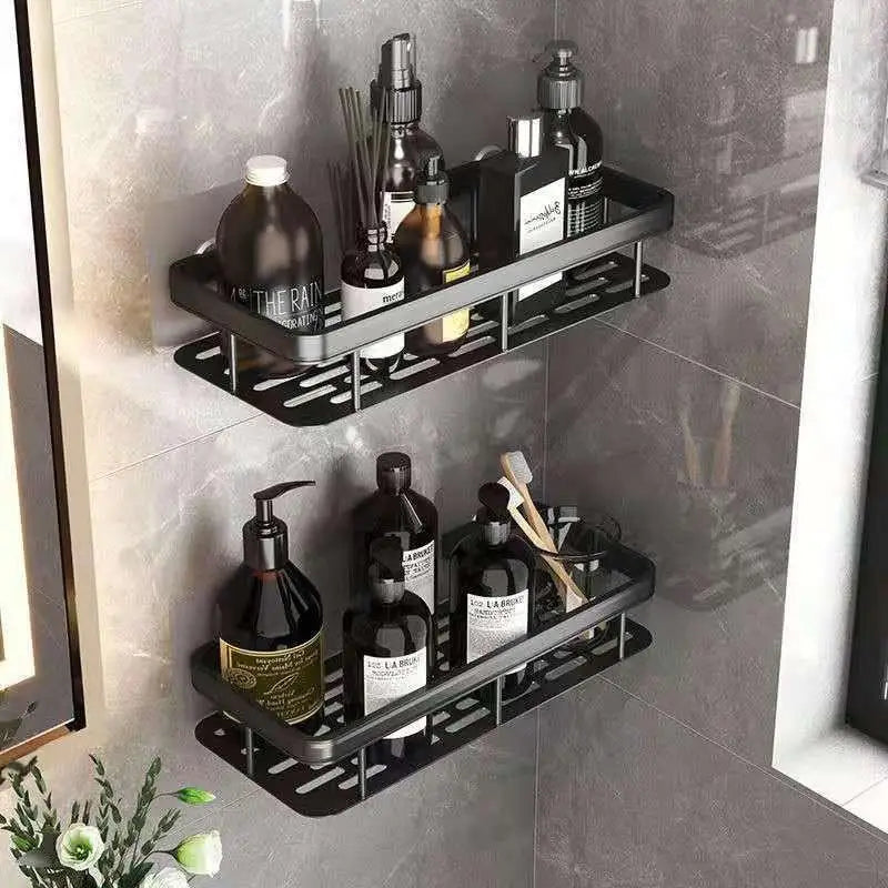 Wall Hanging Corner Rectangular Bathroom Shelf