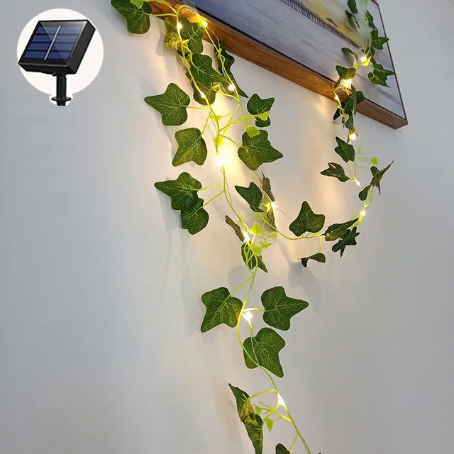 Green Leaf Fairy Lights