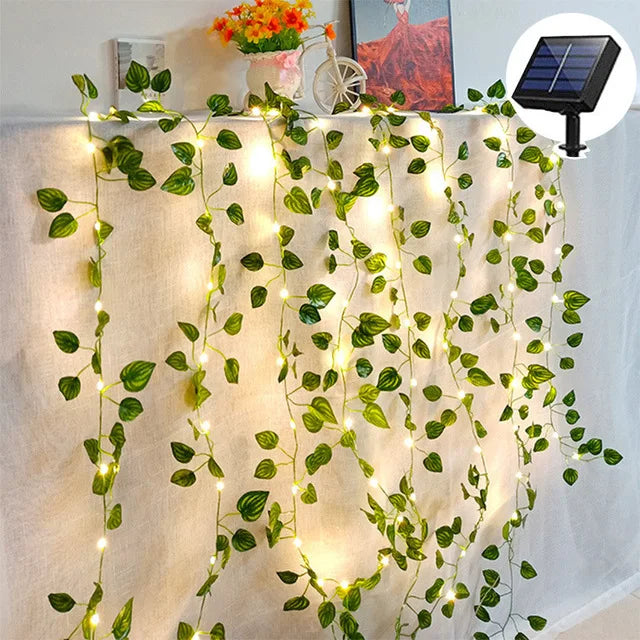 Green Leaf Fairy Lights