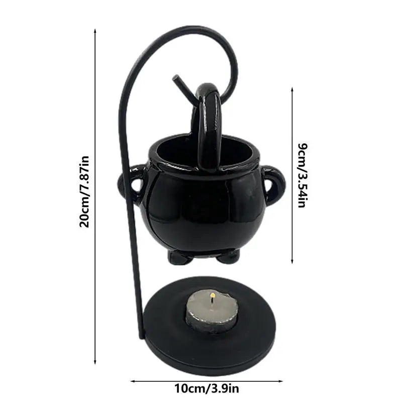 Hanging Cauldron Wax Burner Witch Caldron