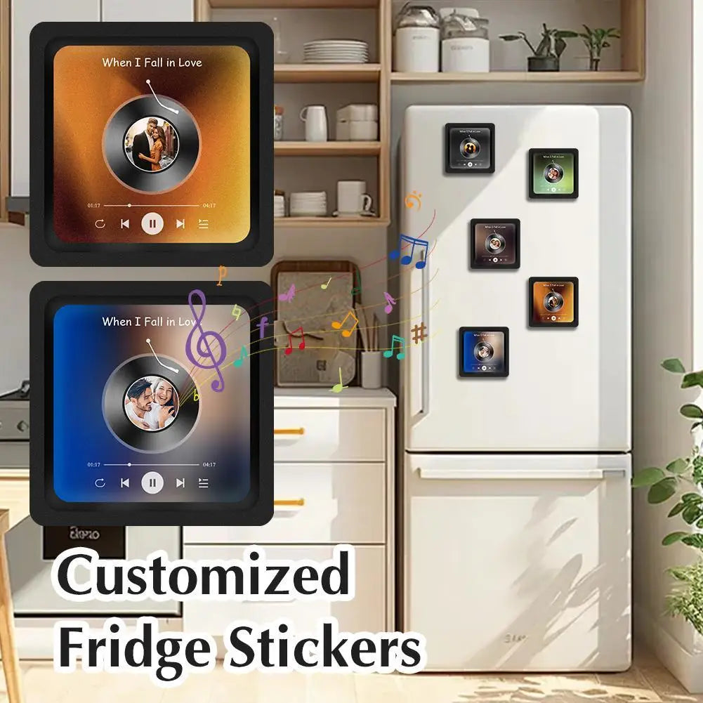 Personalized Music Fridge Magnet