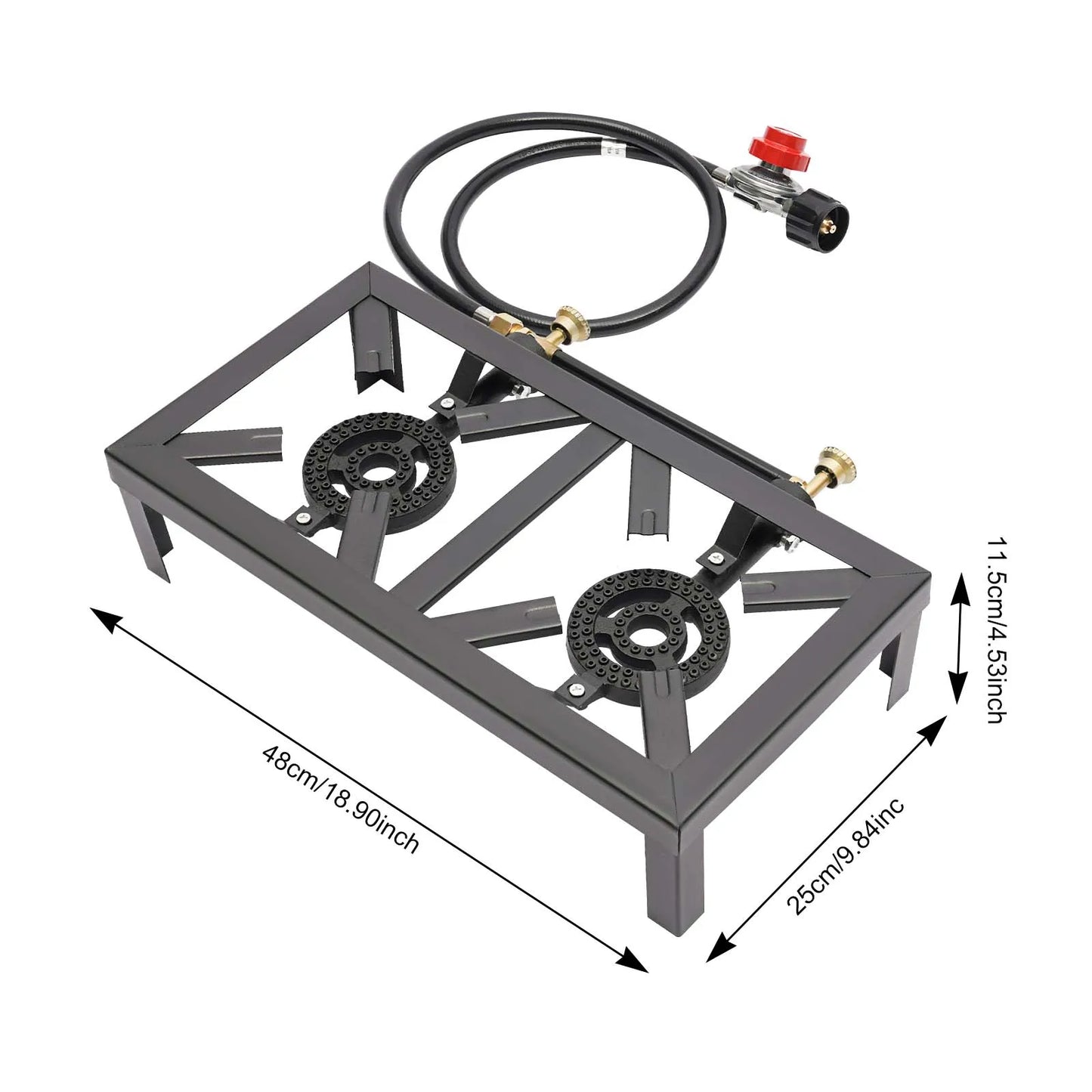 Outdoor Dual-Head Propane Gas Stove