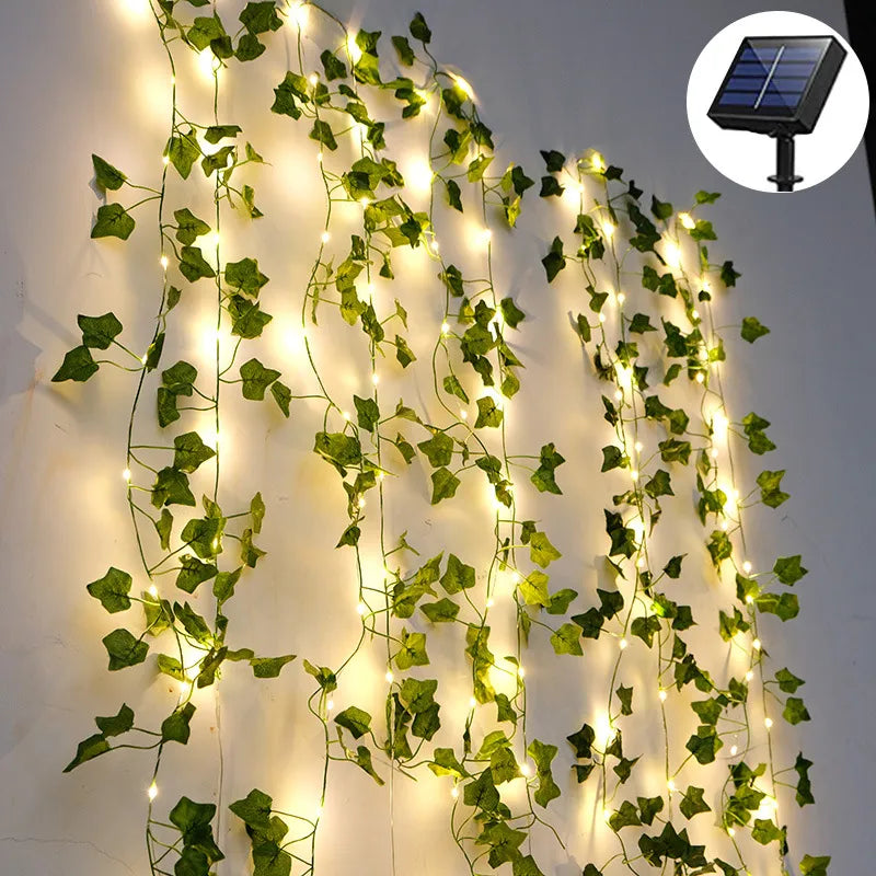 Green Leaf Fairy Lights