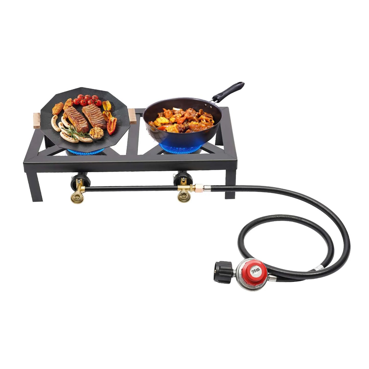 Outdoor Dual-Head Propane Gas Stove