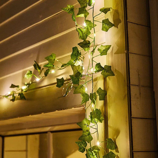 Green Leaf Fairy Lights