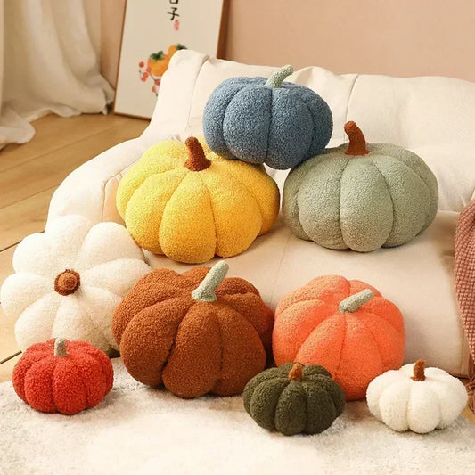 Lamb Fleece Pumpkin Pillows