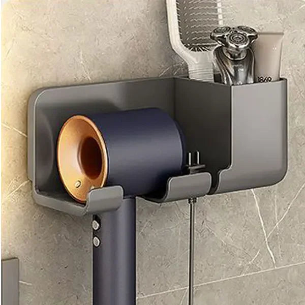 Wall-Mounted Hair Dryer Holder