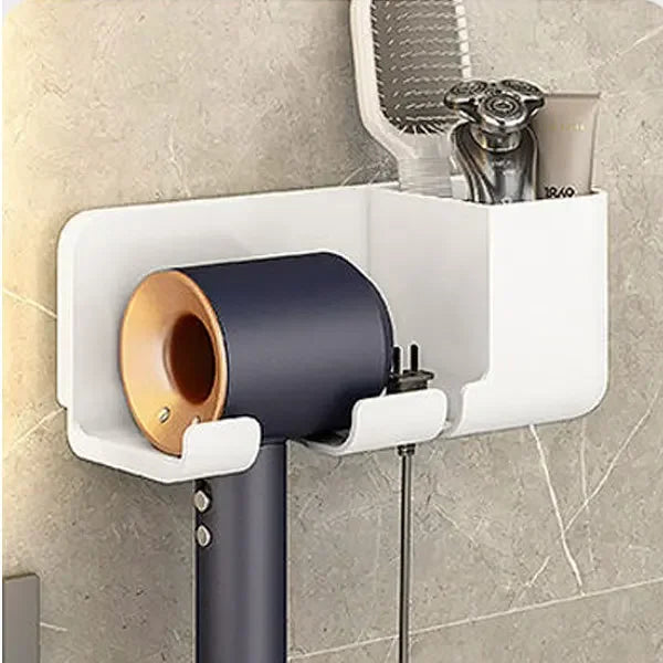 Wall-Mounted Hair Dryer Holder