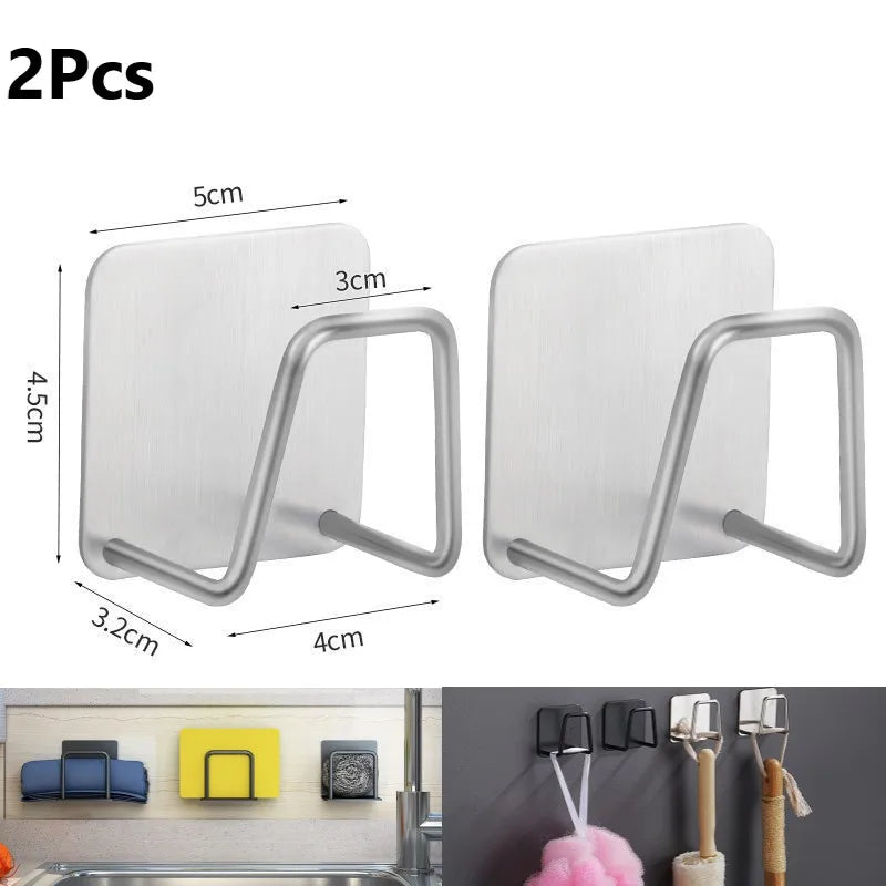 Stainless Steel Self-Adhesive Sink Organizer