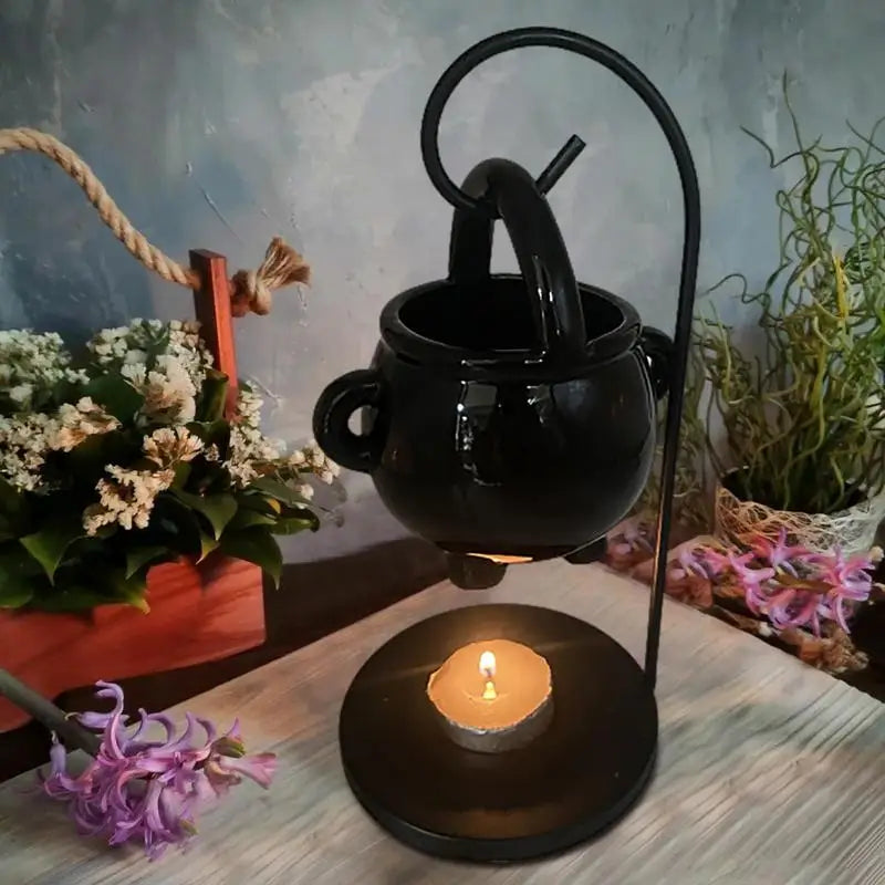 Hanging Cauldron Wax Burner Witch Caldron