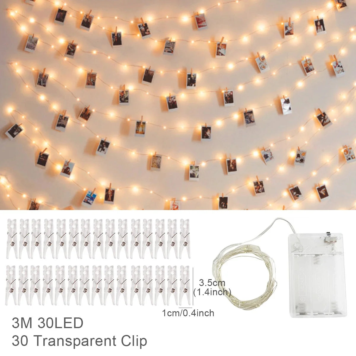 Glowing Photo Clips