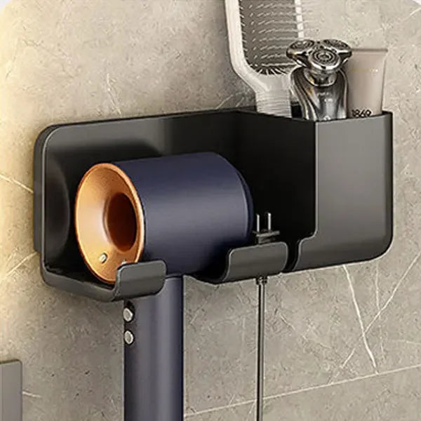 Wall-Mounted Hair Dryer Holder