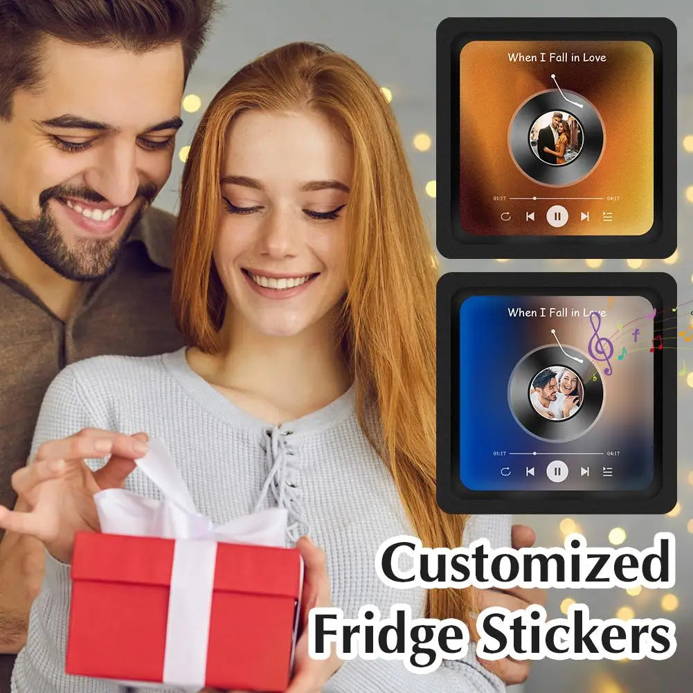 Personalized Music Fridge Magnet