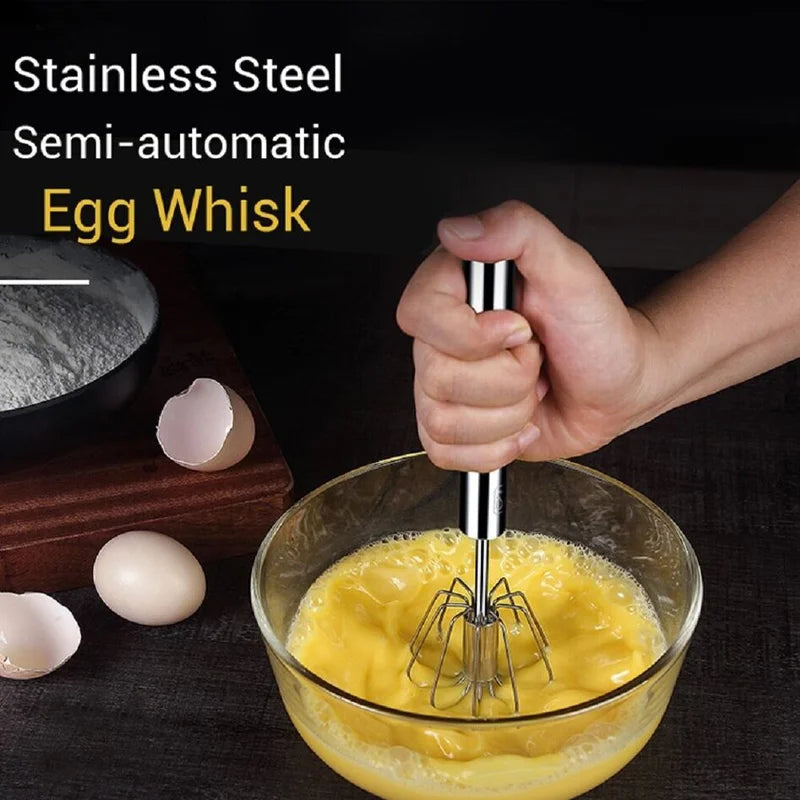 Semi-Automatic Egg Whisk